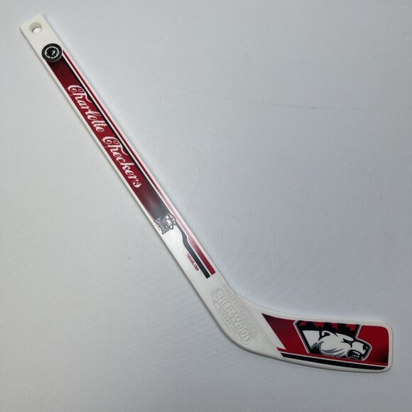 AHL Official 2010 Charlotte Checkers Mini Hockey Stick USA White Sher-Wood NEW - Picture 1 of 5